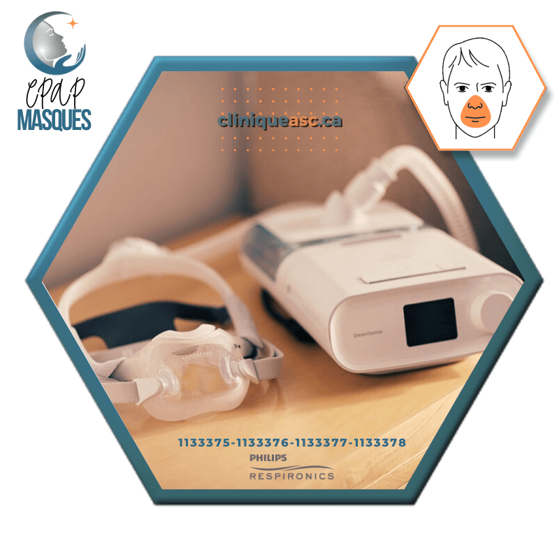 Philips Dreamwear Masque CPAP facial | FitPack S-M: cadres SM-M, courroie, clips & choix de coussins S-M-L-MW