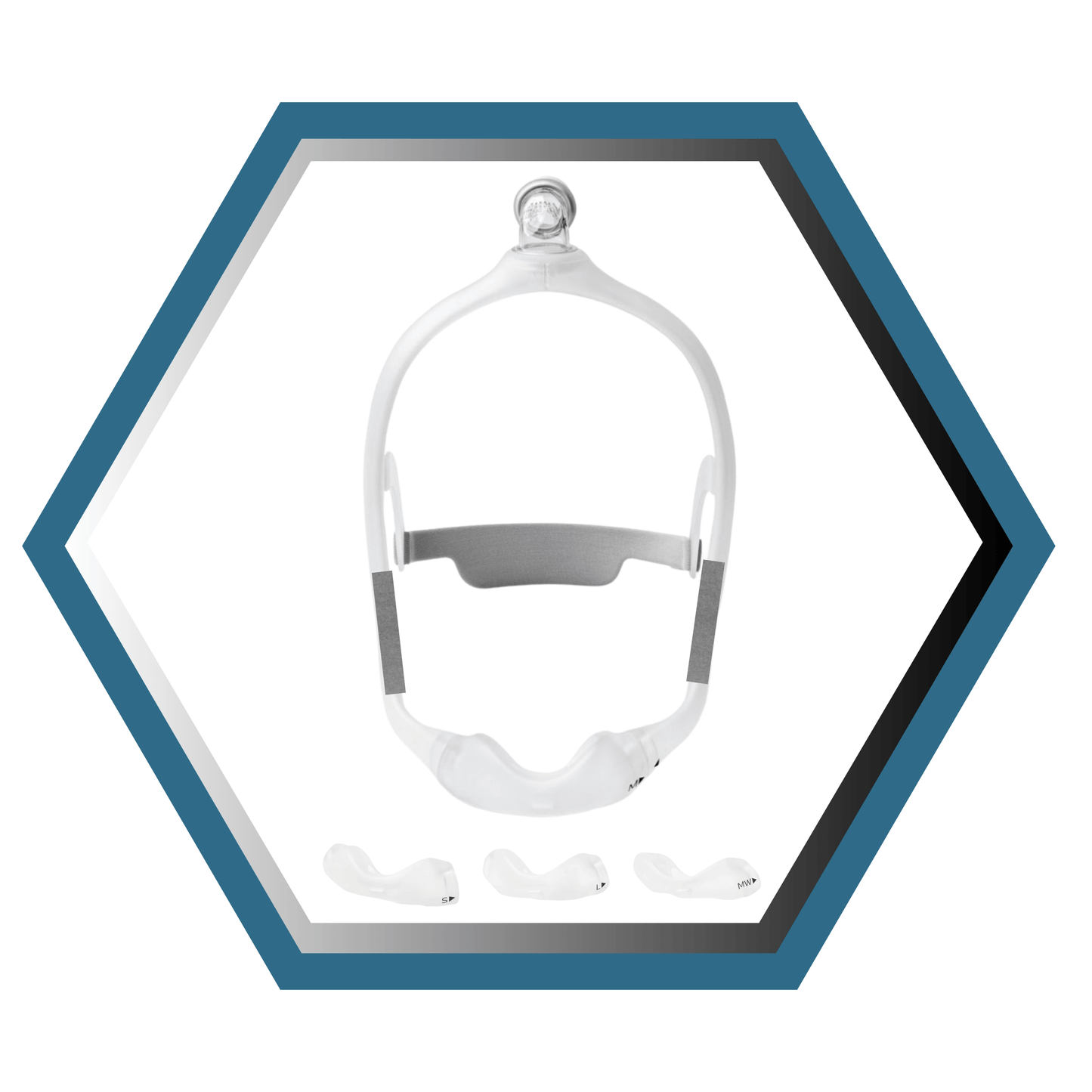 Philips-Respironics-DreamWear-Masque-CPAP-sous-narinaire-FitPack-Moyen-cadre-M-courroi-avec-bras-coussins-interchangeable-S-M-L-MW- enveloppe-tissus-1116700