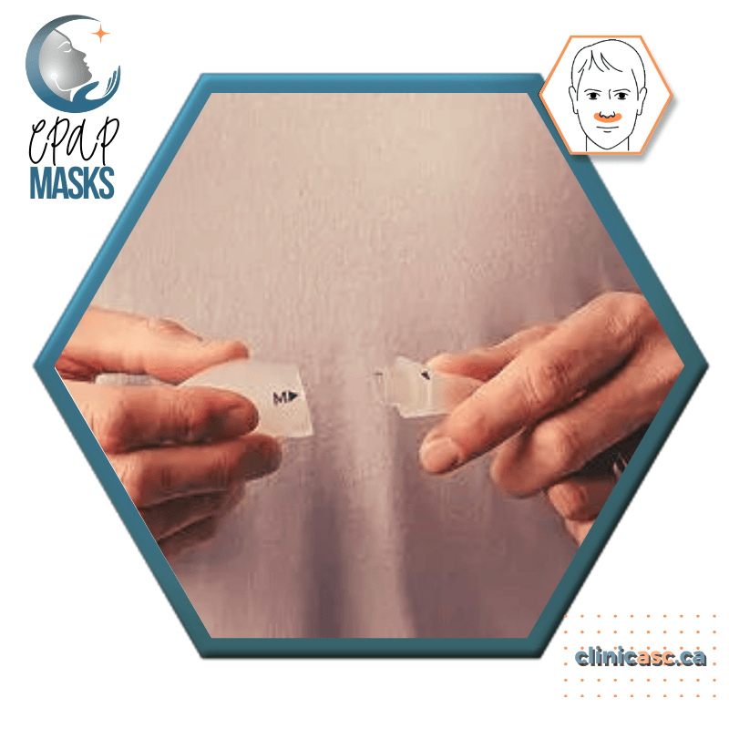 Philips DreamWear Masque CPAP sous-narinaire | Kit de départ: cadres S-M, Courroie de tête avec bras, coussins interchangeables S-M & enveloppe en tissu