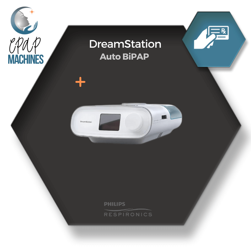 Philips Respironics, DreamStation Auto BiPAP | Humidificateur, modem cell. et tube chauffant