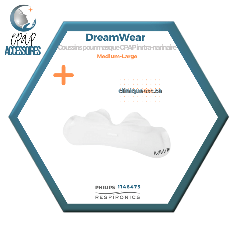 Philips Respironics DreamWear Coussins pour masque CPAP intra-narinaire