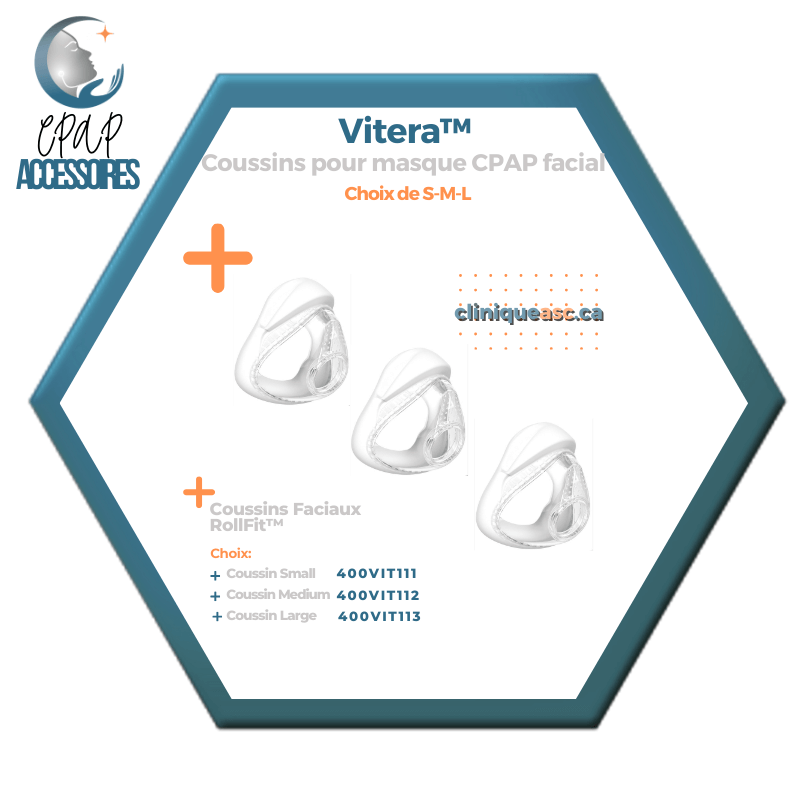 Fisher & Paykel Vitera™ Coussins pour masque CPAP facial