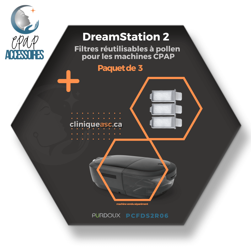 Pürdoux Filtres réutilisables à pollen pour machine CPAP | DreamStation 2