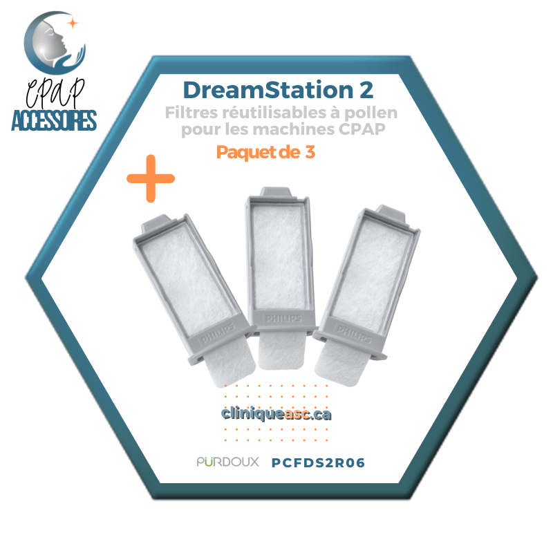 Pürdoux Filtres réutilisables à pollen pour machine CPAP | DreamStation 2
