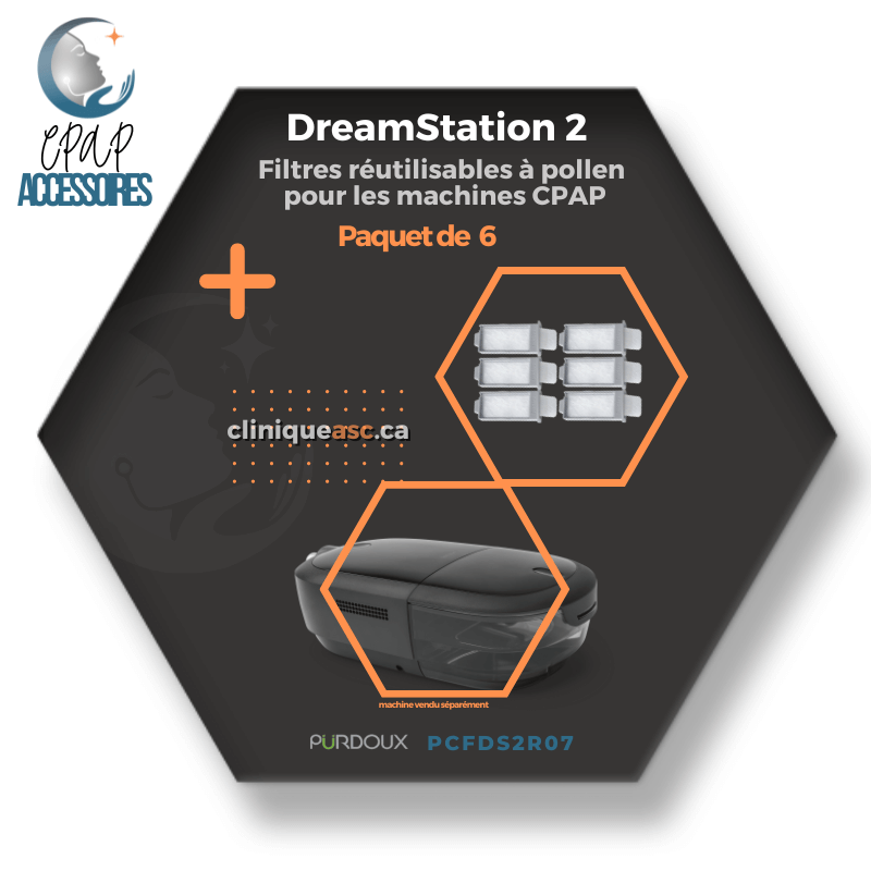 Pürdoux Filtres réutilisables à pollen pour machine CPAP | DreamStation 2
