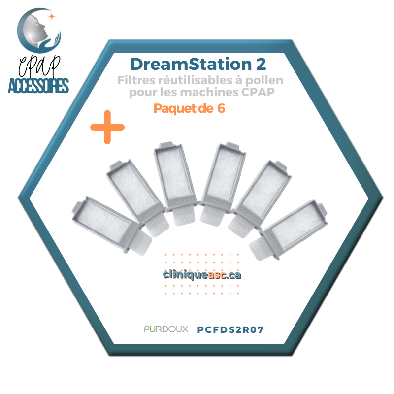 Pürdoux Filtres réutilisables à pollen pour machine CPAP | DreamStation 2