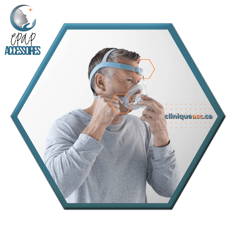 Fisher & Paykel Vitera™ Clips et boucle de courroie pour masque CPAP facial