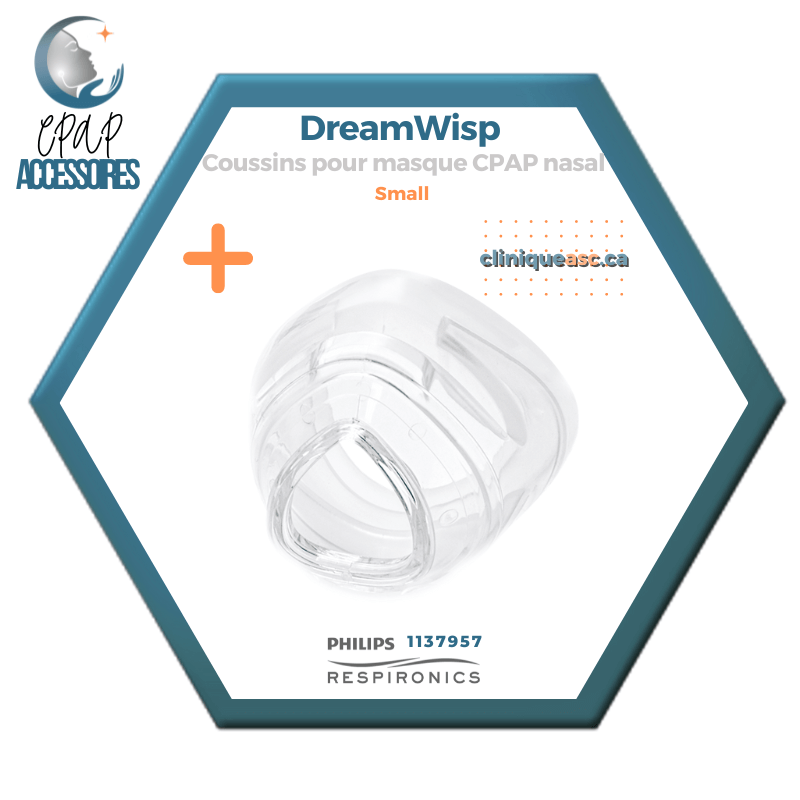 Philips Respironics DreamWisp™ Coussins pour masque CPAP nasal