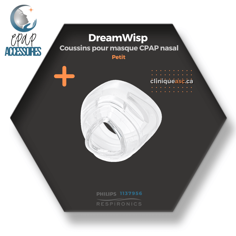 Philips Respironics DreamWisp™ Coussins pour masque CPAP nasal