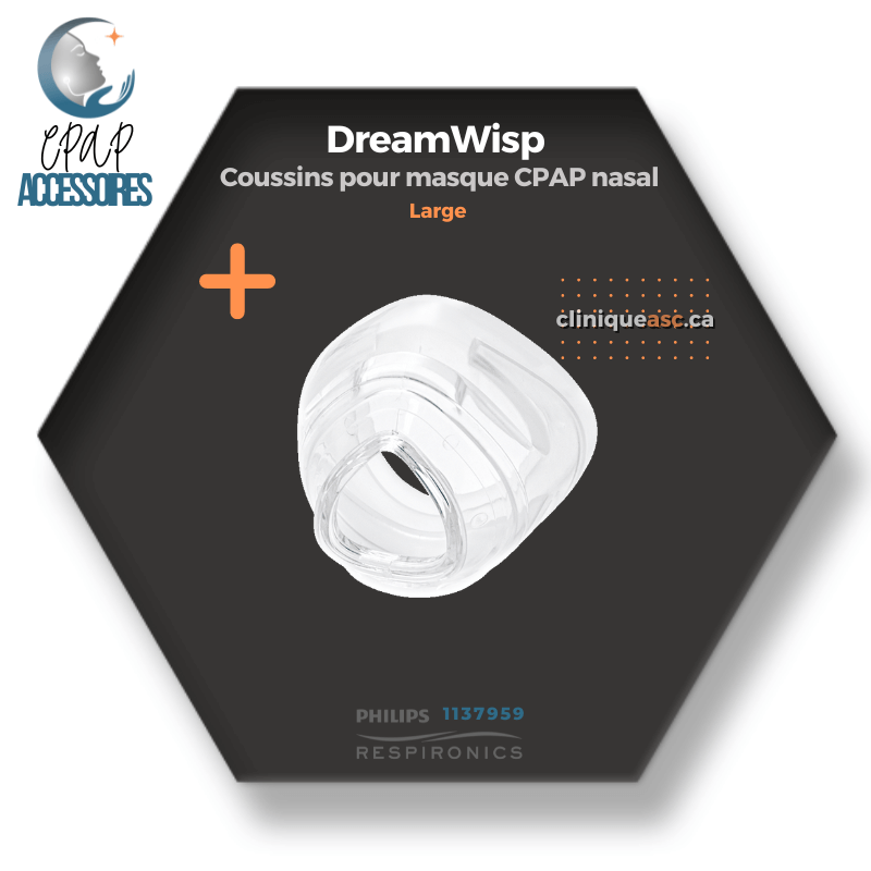 Philips Respironics DreamWisp™ Coussins pour masque CPAP nasal