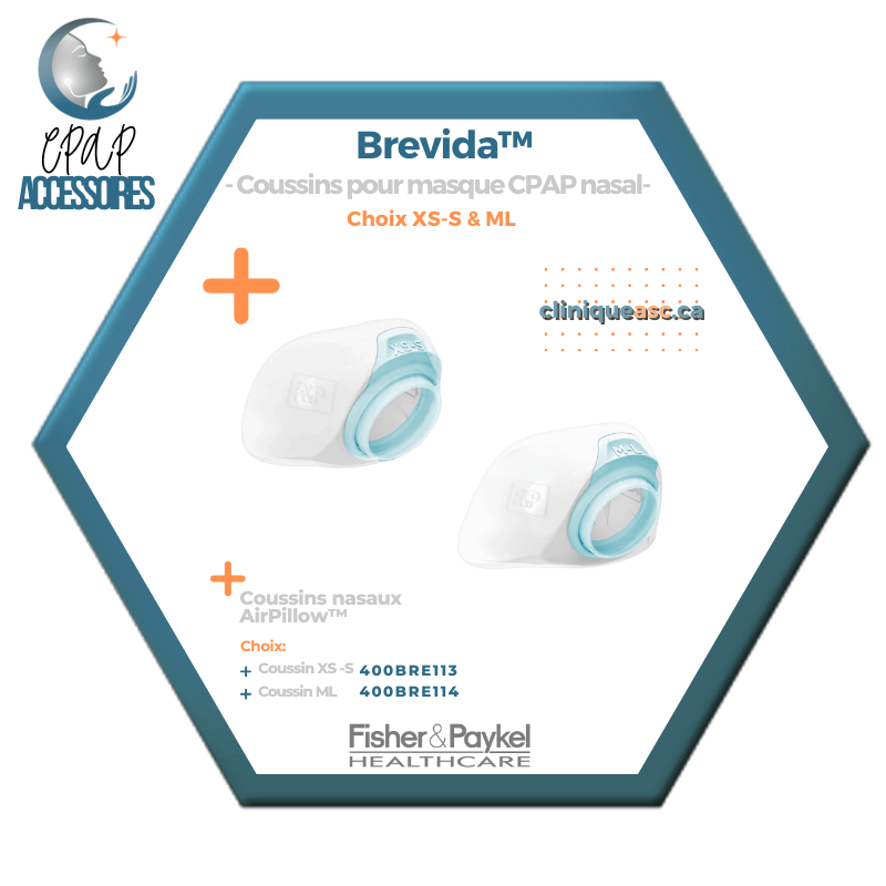 Fisher & Paykel Brevida™ Coussins pour masque CPAP nasal