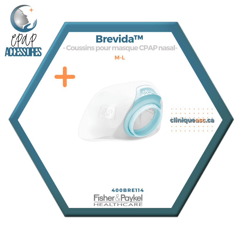 Fisher & Paykel Brevida™ Coussins pour masque CPAP nasal
