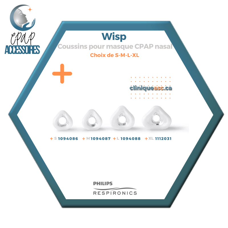 Philips Respironics Wisp Coussins pour masque CPAP nasal
