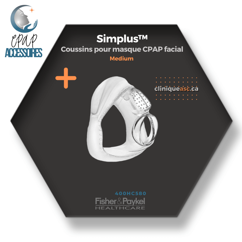 Fisher & Paykel Simplus™ Coussins pour masque CPAP facial