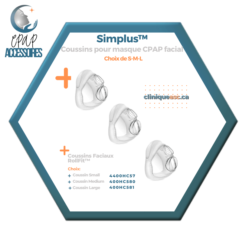 Fisher & Paykel Simplus™ Coussins pour masque CPAP facial