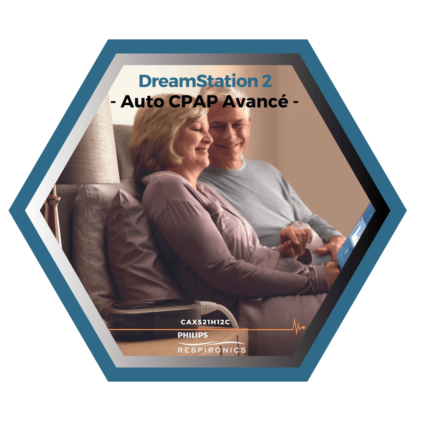 Philips Respironics | DreamStation 2 | Auto CPAP Avancé PFLEX | humidificateur, filtres, tube standard et sac de transport