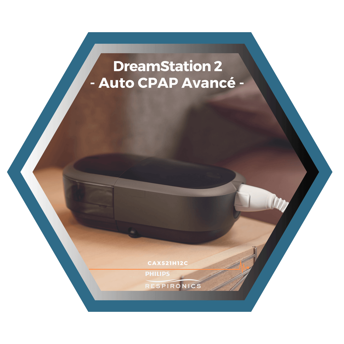 Philips Respironics | DreamStation 2 | Auto CPAP Avancé PFLEX | humidificateur, filtres, tube standard et sac de transport