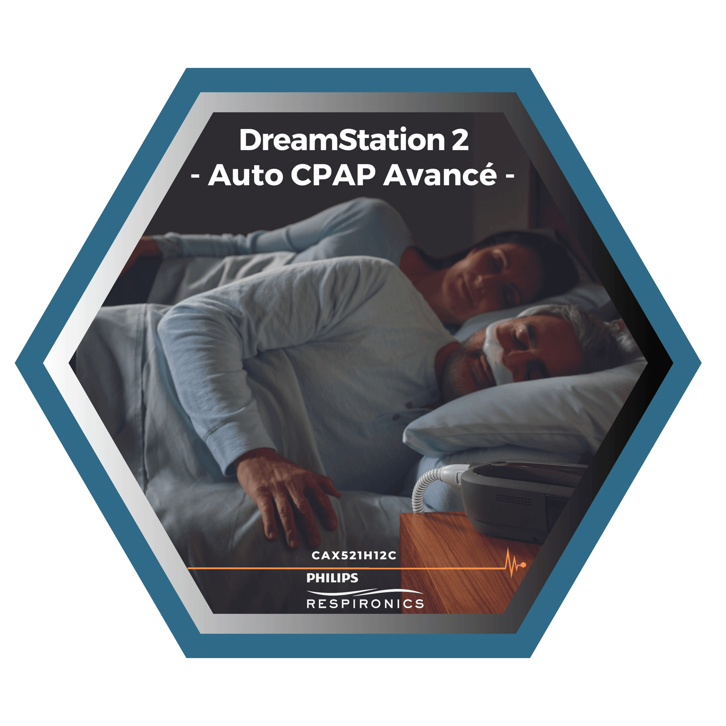 Philips Respironics | DreamStation 2 | Auto CPAP Avancé PFLEX | humidificateur, filtres, tube standard et sac de transport