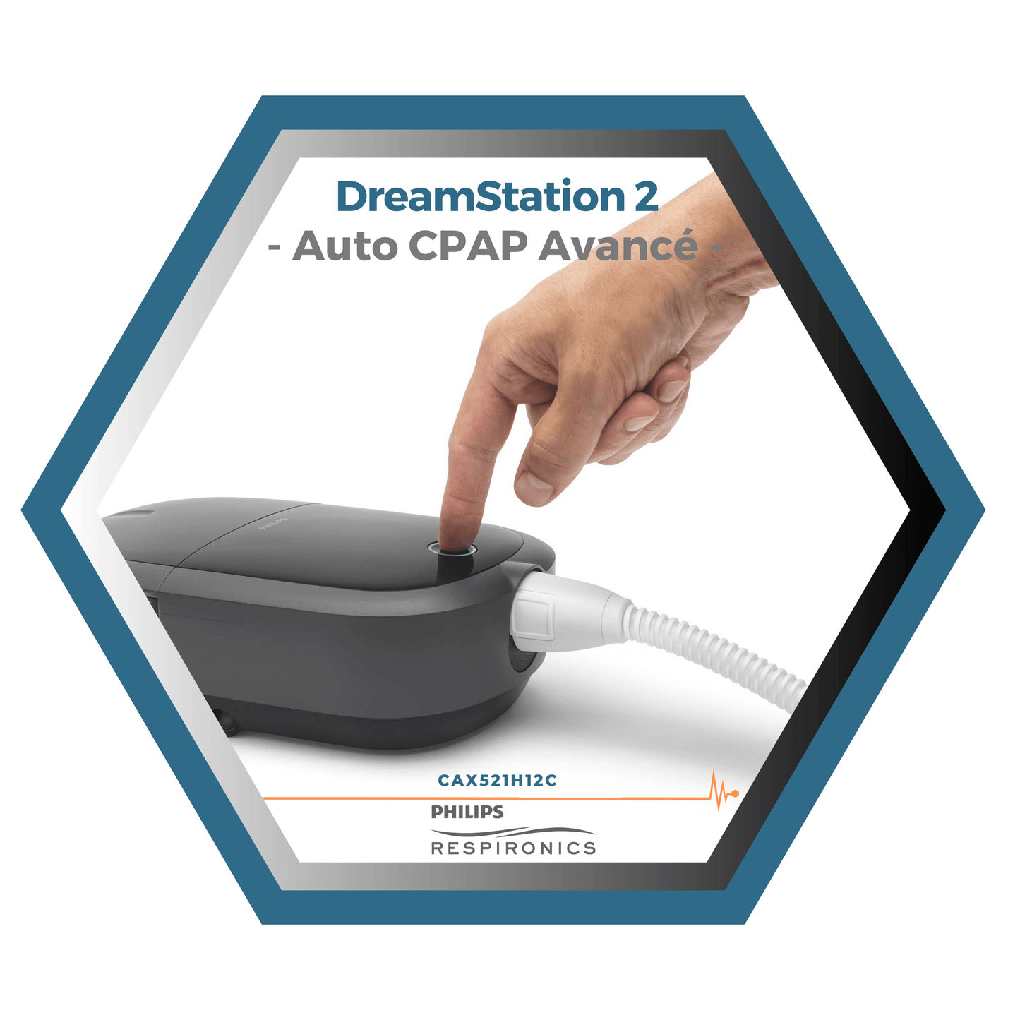 Philips Respironics | DreamStation 2 | Auto CPAP Avancé PFLEX | humidificateur, filtres, tube standard et sac de transport
