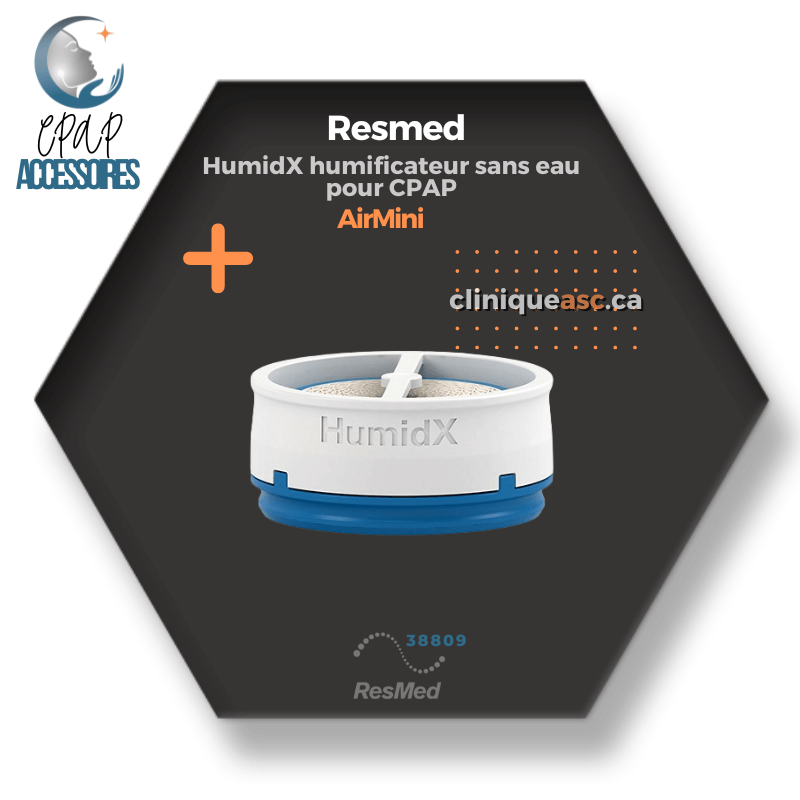 Resmed HumidX humificateur sans eau pour CPAP de Voyage | AirMini