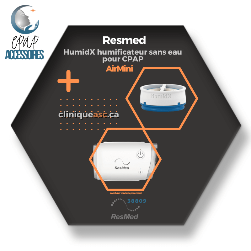 Resmed HumidX humificateur sans eau pour CPAP de Voyage | AirMini