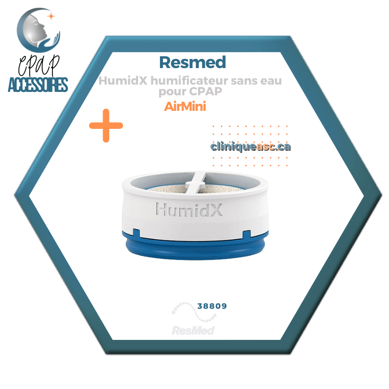 Resmed HumidX humificateur sans eau pour CPAP de Voyage | AirMini