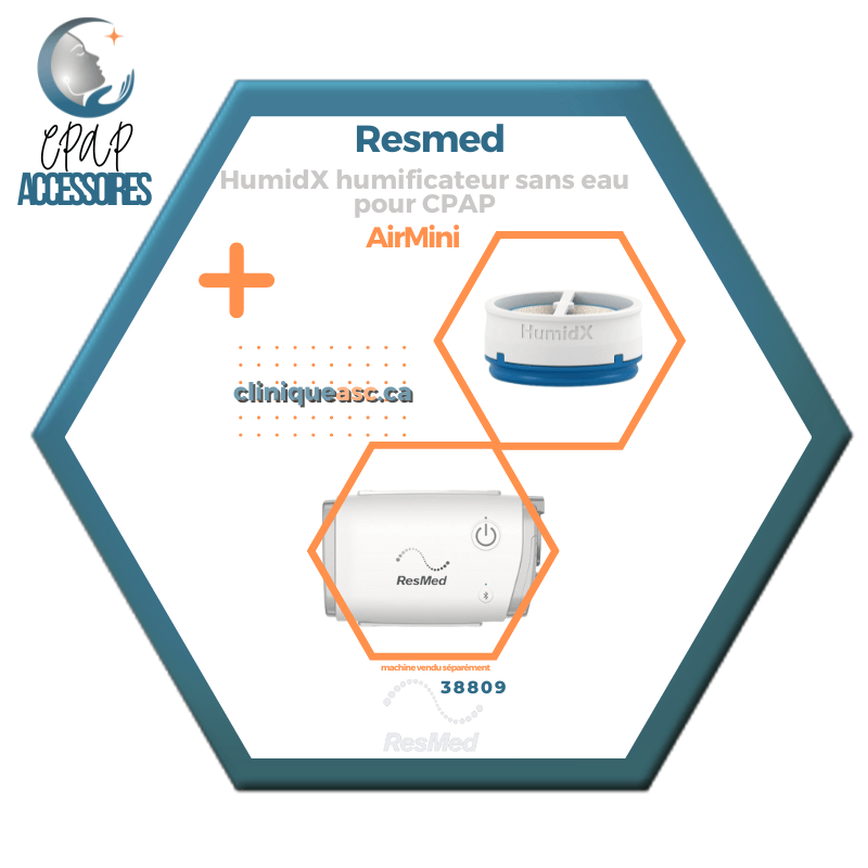 Resmed HumidX humificateur sans eau pour CPAP de Voyage | AirMini