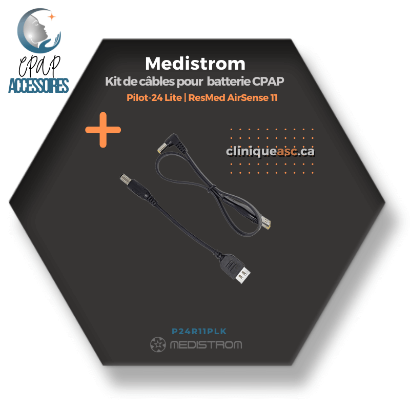 Medistrom Kit de câbles pour Pilot-24 Lite | ResMed AirSense 11