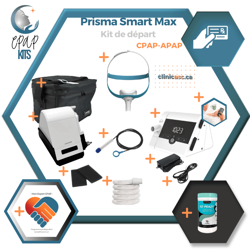 Löwenstein Prisma Smart Max Auto-CPAP| Kit: device, mask and cleaning accessories