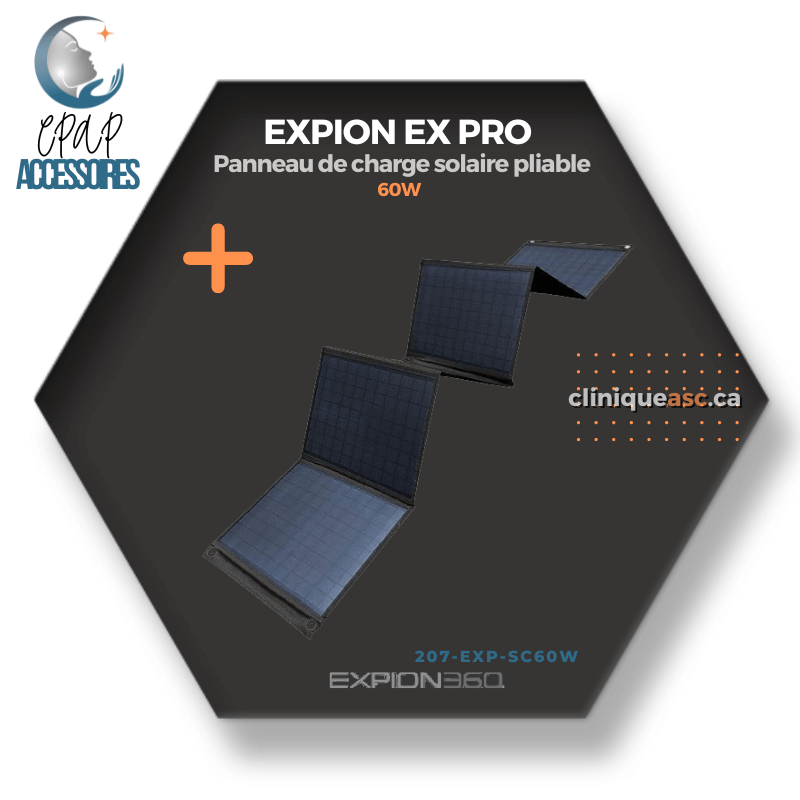 EXP PRO Expion Panneau de charge solaire pliable 60W | EXP48PRO et EXP96PRO
