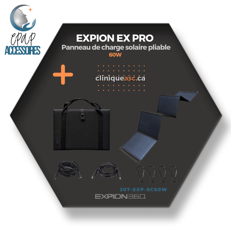 EXP PRO Expion Panneau de charge solaire pliable 60W | EXP48PRO et EXP96PRO