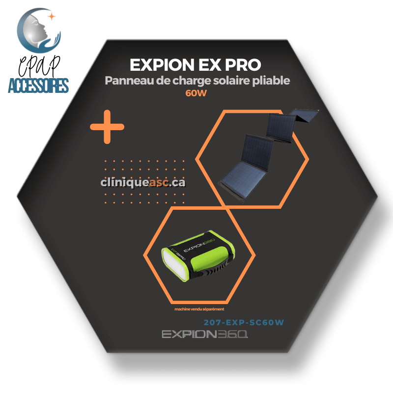 EXP PRO Expion Panneau de charge solaire pliable 60W | EXP48PRO et EXP96PRO