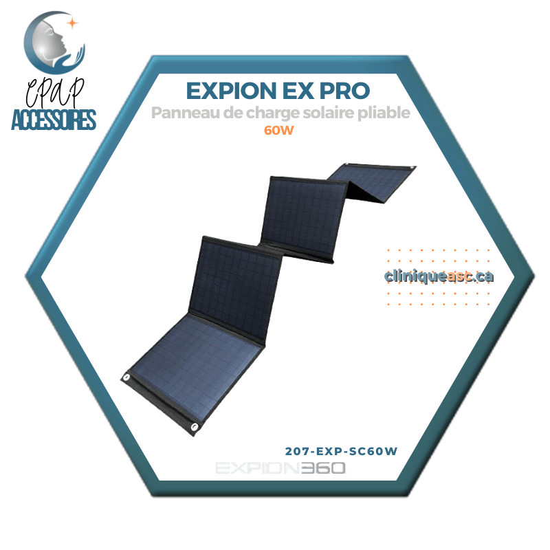 EXP PRO Expion Panneau de charge solaire pliable 60W | EXP48PRO et EXP96PRO