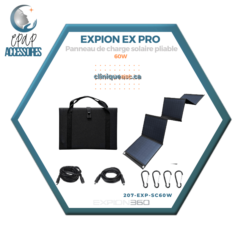 EXP PRO Expion Panneau de charge solaire pliable 60W | EXP48PRO et EXP96PRO