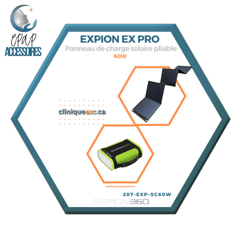 EXP PRO Expion Panneau de charge solaire pliable 60W | EXP48PRO et EXP96PRO