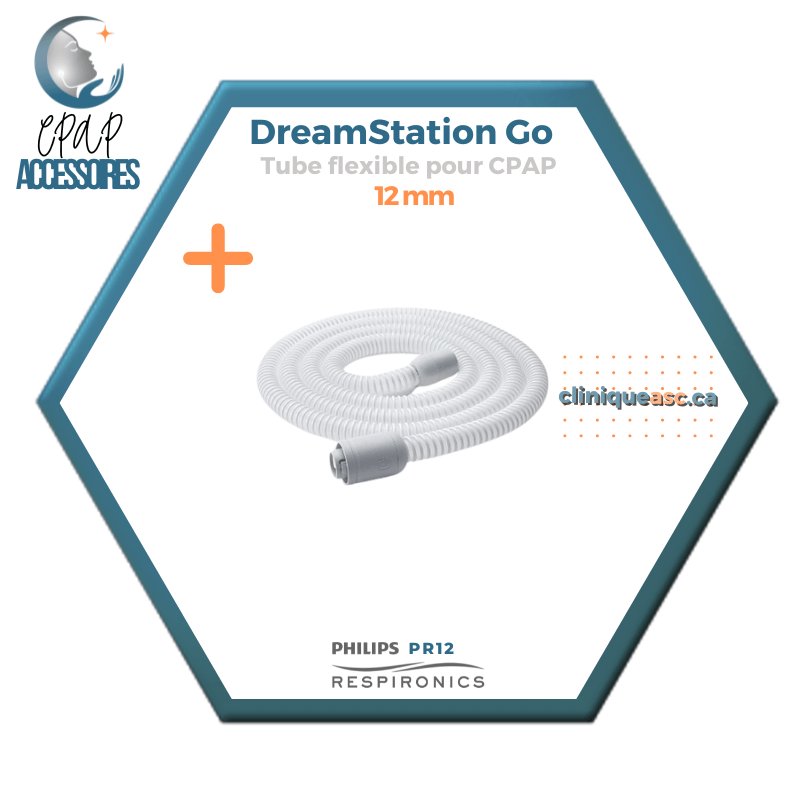 Philips Respironics Tube flexible 12mm pour CPAP | Dreamstation Go