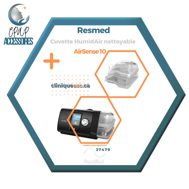 Resmed HumidAir réservoir d'eau lavable | AirSense 10