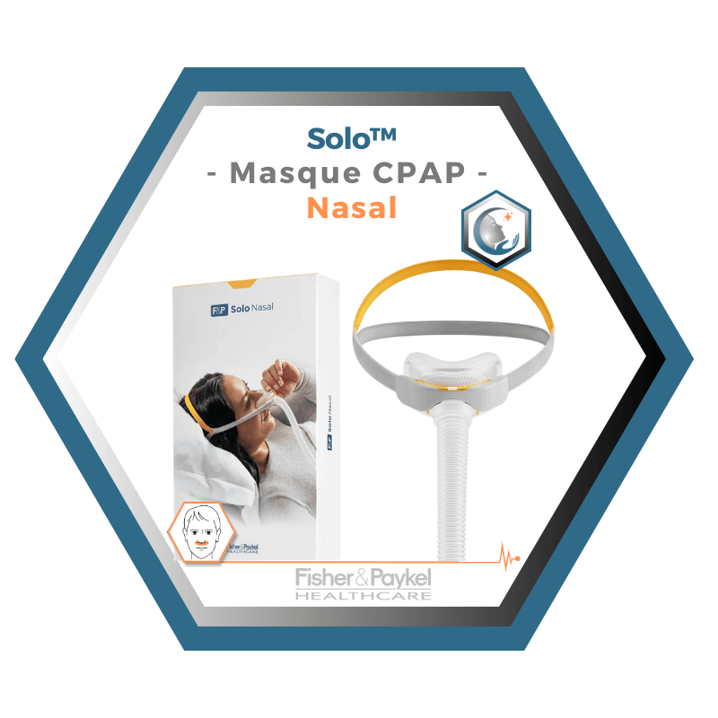 Fisher & Paykel | SOLO™ | Masque CPAP nasal | S,M,L,W