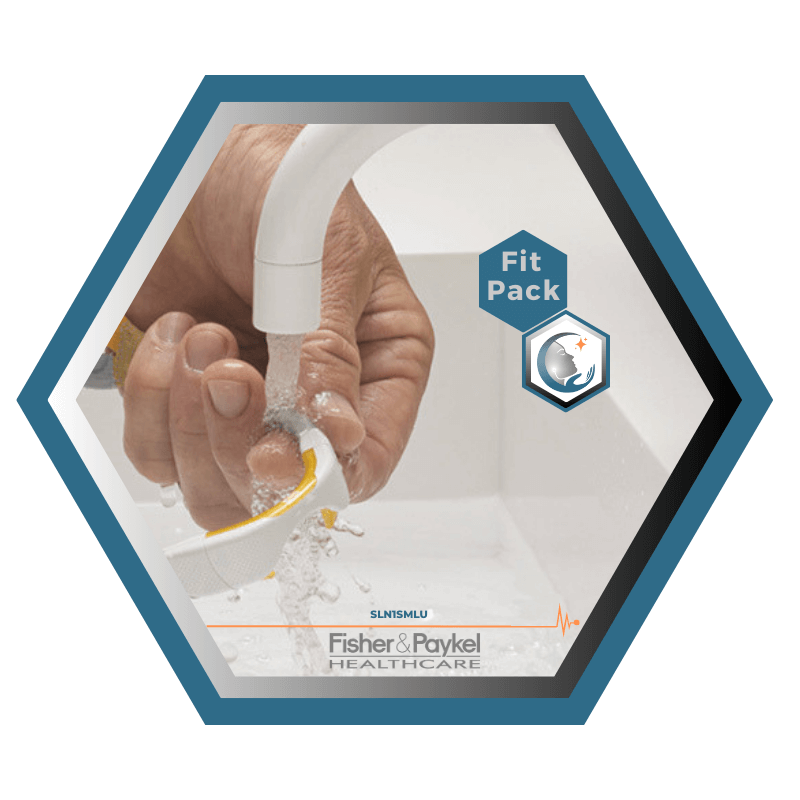 Fisher & Paykel | SOLO™ | Masque CPAP nasal | FitPack: courroie, tube & coussins interchangeables S,M,L