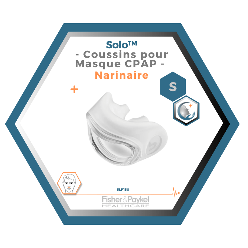 Fisher & Paykel | SOLO™ | CPAP Nasal Pillows Cushions|S,M,L