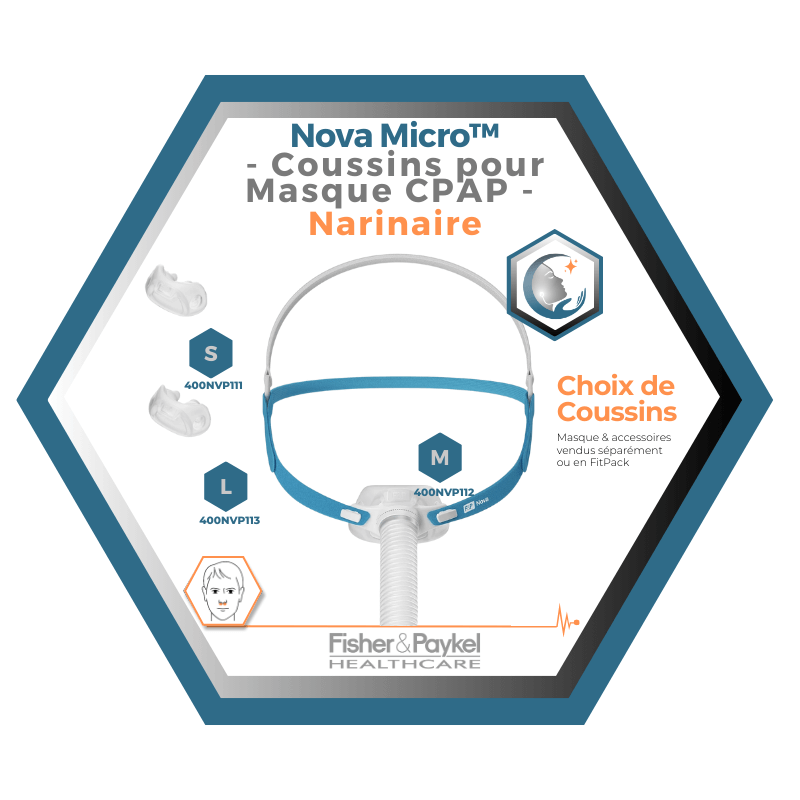 Fisher & Paykel | Nova Micro™ | CPAP Nasal Pillows | S, M, L