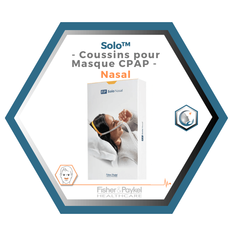 Fisher & Paykel | SOLO™ | Coussins pour Masque CPAP nasal | S,M,L,W