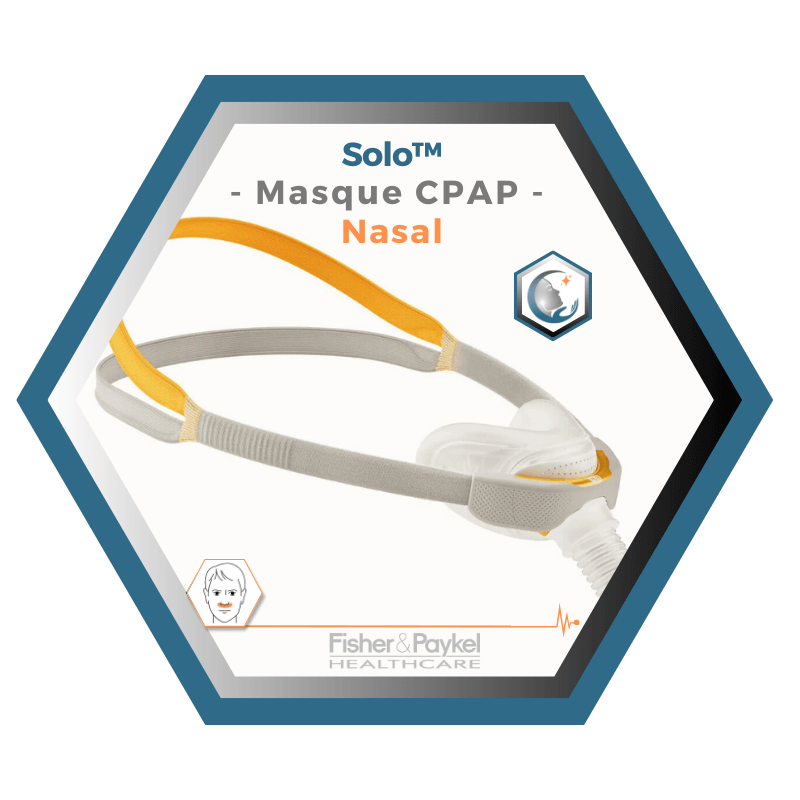 Fisher & Paykel | SOLO™ | Coussins pour Masque CPAP nasal | S,M,L,W