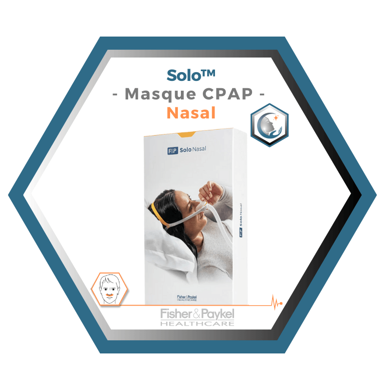 Fisher & Paykel | SOLO™ | Masque CPAP nasal | S,M,L,W