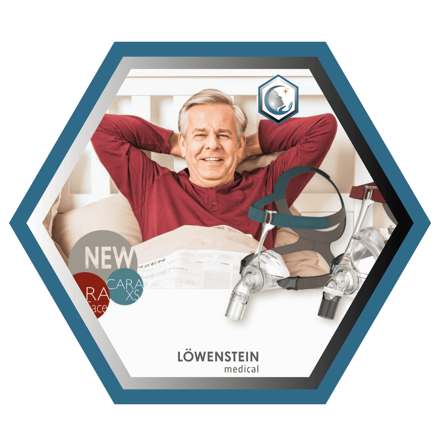 Löwenstein| CARA | Masque CPAP facial-WM25640