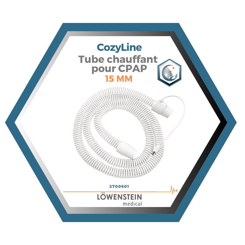 Löwenstein | CozyLine | Tube chauffant CozyTube | pour Machine CPAP PRISMA Smart MAX & Soft