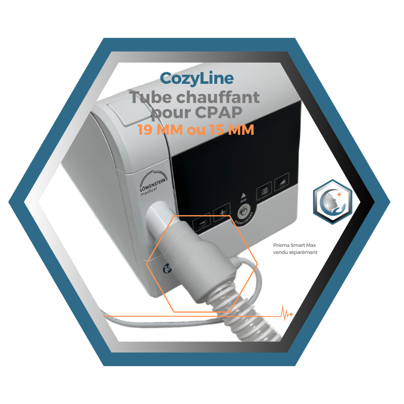 Löwenstein | CozyLine | Tube chauffant CozyTube | pour Machine CPAP PRISMA Smart MAX & Soft