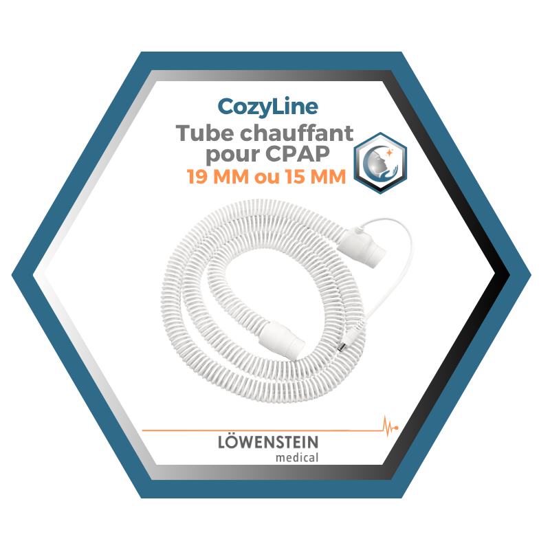 Löwenstein | CozyLine | Tube chauffant CozyTube | pour Machine CPAP PRISMA Smart MAX & Soft