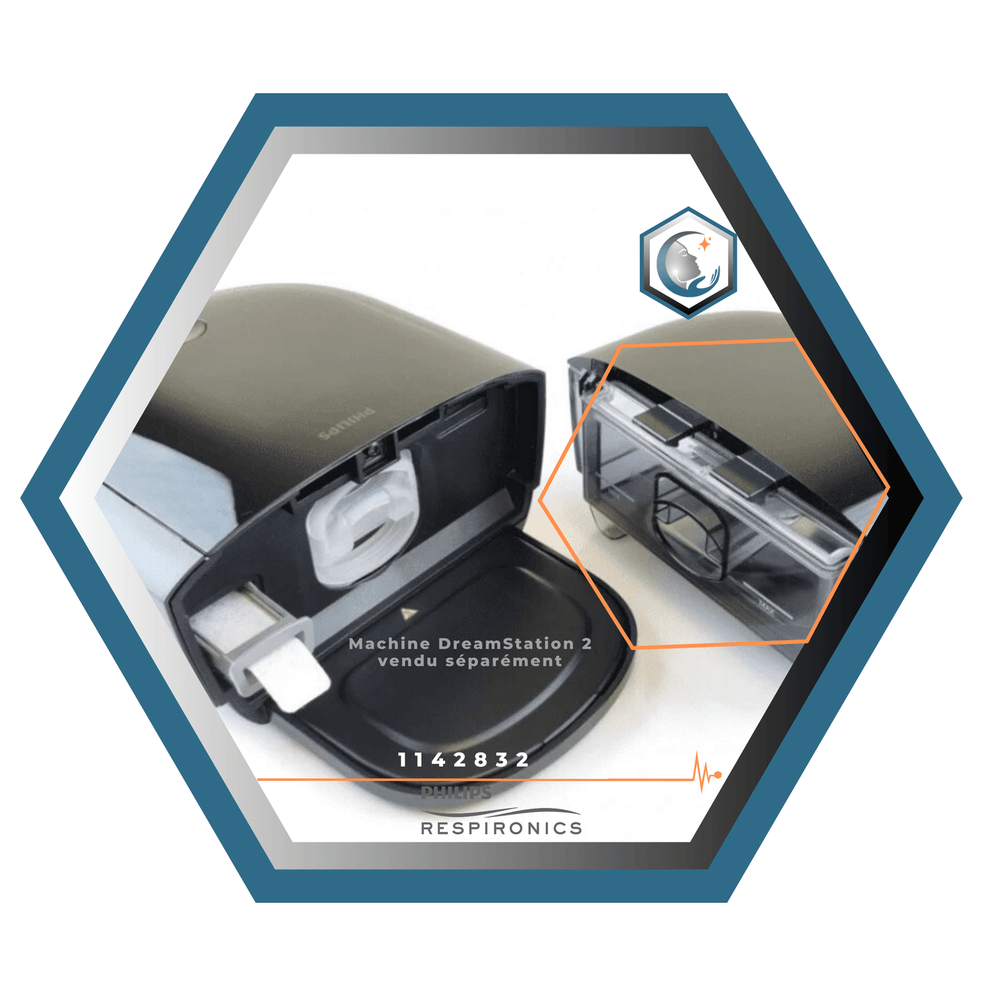 Philips Respironics | Chambre d'humidification avec couvercle | DreamStation 2