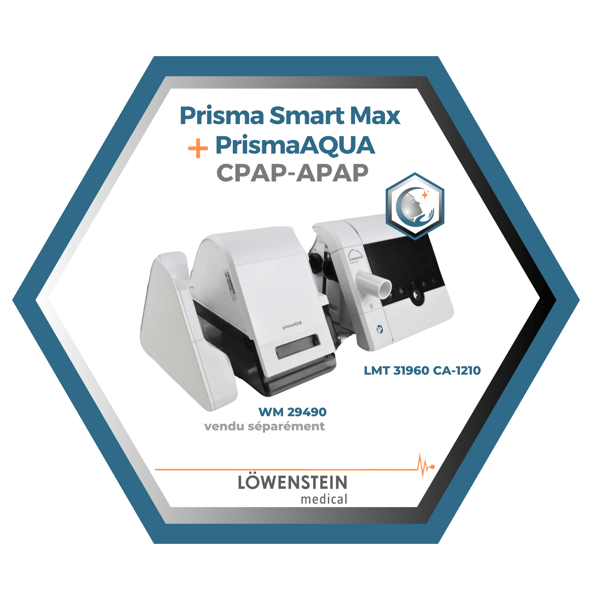 Löwenstein|Prisma Smart Max|Appareil CPAP-APAP, filtres, tube et sac de transport_17 _LMT 31960 CA-1210